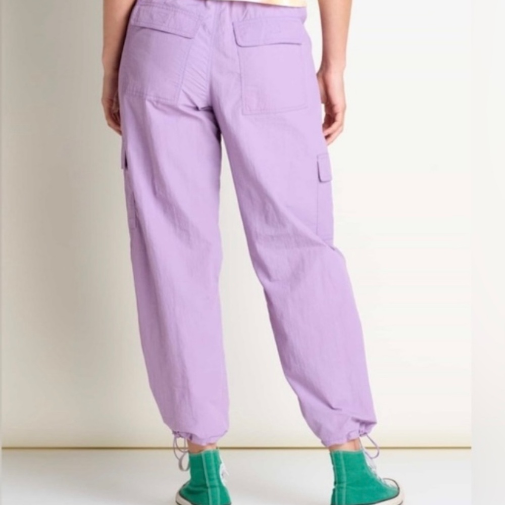 NWT Toad&Co Orchid 100% Recycled Nylon Cinchable Hiking Pants - Picture 5 of 7